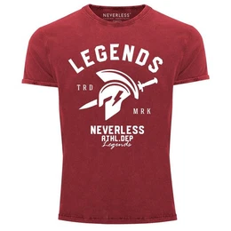 Print-Shirt Cooles Angesagtes Herren T-Shirt Vintage Shirt Sparta Gym Athletics mit Print