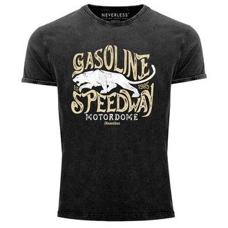 Neverless Herren T-Shirt Gasoline Speedway Gelb/Schwarz/Dunkelgrau/Grau/Blau Neverless Herren T-Shirt Gasoline Speedway Gelb/Schwarz/Dunkelgrau/Grau/Blau