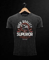 Neverless Print-Shirt Superior Legends Hellblau/Grau/Dunkelgrau/Dunkelrot