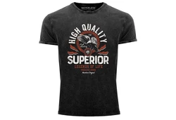 Neverless Print-Shirt Superior Legends Hellblau/Grau/Dunkelgrau/Dunkelrot