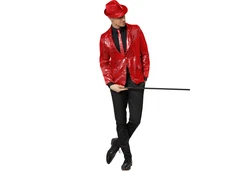 dressforfun Sakko Jackett Herren Rot/Dunkelrot