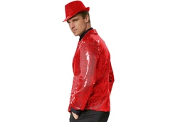 dressforfun Sakko Jackett Herren Rot/Dunkelrot
