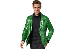 dressforfun Sakko Jackett Herren Grün/Neonfarben