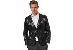dressforfun Sakko Jackett Herren Grau/Schwarz/Dunkelgrau/Silber