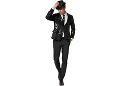 dressforfun Sakko Jackett Herren Grau/Schwarz/Dunkelgrau/Silber