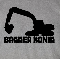 Shirtracer T-Shirt Bagger König Fahrzeuge Rosa/Braun/Blau/Lila