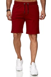 Reslad Sweatshorts RS-50 Dunkelrot/Rot