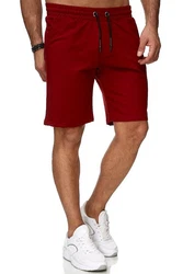 Reslad Sweatshorts RS-50 Dunkelrot/Rot