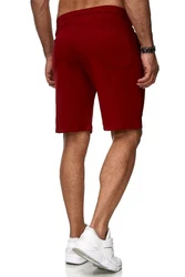 Reslad Sweatshorts RS-50 Dunkelrot/Rot