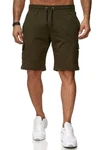 Reslad Sweatshorts Cargo Bermuda Jogginghose Khaki/Dunkelgrün Reslad Sweatshorts Cargo Bermuda Jogginghose Khaki/Dunkelgrün