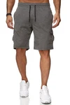 Reslad Sweatshorts Cargo Bermuda Jogginghose Dunkelgrau/Khaki/Grau/Hellgrau Reslad Sweatshorts Cargo Bermuda Jogginghose Dunkelgrau/Khaki/Grau/Hellgrau