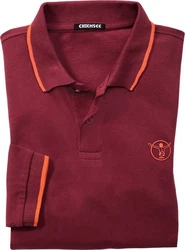 Chiemsee Langarm-Poloshirt Dunkelrot/Bordeaux/Rot