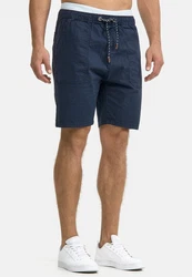 Indicode Chino Shorts Stoufville Dunkelblau/Dunkelgrau/Grau/Blau