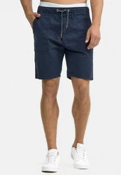 Indicode Chino Shorts Stoufville Dunkelblau/Dunkelgrau/Grau/Blau