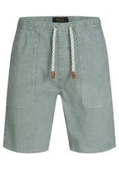 Indicode Chino Shorts Stoufville Grün/Türkis/Blau