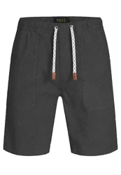 Indicode Chino Shorts Stoufville Dunkelgrau/Grau/Schwarz