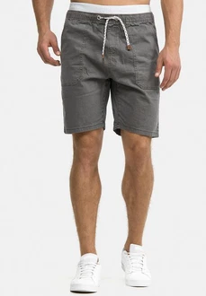 Indicode Chino Shorts Stoufville Dunkelgrau/Grau/Hellgrau