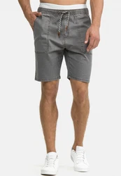 Indicode Chino Shorts Stoufville Dunkelgrau/Khaki/Dunkelgrün/Grau/Hellgrau