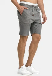 Indicode Chino Shorts Stoufville Dunkelgrau/Khaki/Dunkelgrün/Grau/Hellgrau