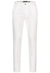 Indicode Haverfield Stoffhose Weiß/Creme/Rosa