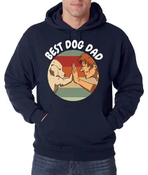 Youth Designz Kapuzenpullover Best Dog Dad Herren Hoodie Beige/Dunkelblau/Braun/Blau/Orange