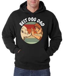 Youth Designz Kapuzenpullover Best Dog Dad Herren Hoodie Beige/Braun/Orange/Grau