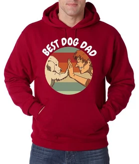 Youth Designz Kapuzenpullover Best Dog Dad Herren Hoodie Youth Designz Kapuzenpullover Best Dog Dad Herren Hoodie