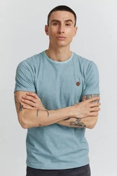 Indicode T-Shirt IDLupko Hellblau/Blau