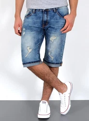 ESRA Jeansshorts Herren 5 Pocket Hose 