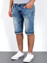 ESRA Jeansshorts Herren 5 Pocket Hose 