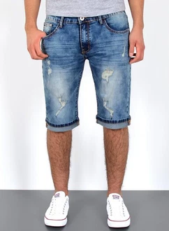 ESRA Jeansshorts Herren 5 Pocket Hose ESRA Jeansshorts Herren 5 Pocket Hose