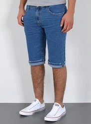 ESRA Jeansshorts Herren 5 Pocket Hose 