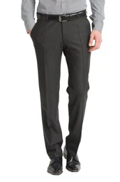 aubi: Stoffhose aubi Perfect Fit Herren Businesshose Anzughose Flanell Flat Front Modell 26