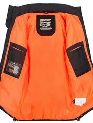 Geographical Norway Steppjacke Parka Kapuzenjacke Outdoorjacke Dunkelblau