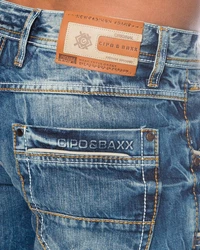 Cipo & Baxx Slim-fit-Jeans Herren-Hose 