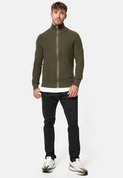 Indicode Strickjacke Dodson Dunkelgrün