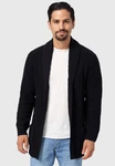 Indicode Strickjacke Anaheim Schwarz/Braun/Gelb/Rot