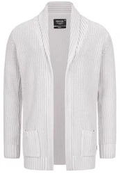 Indicode Strickjacke Anaheim Weiß/Beige/Creme/Braun/Khaki/Grau