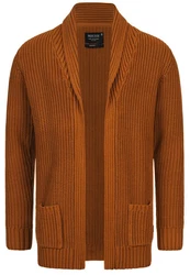 Indicode Strickjacke Anaheim Beige/Braun/Orange/Khaki