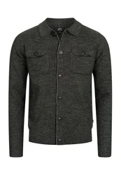 Jeff Strickjacke Bradshaw Dunkelgrau/Hellgrau/Grau