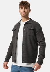 Jeff Strickjacke Bradshaw Dunkelgrau/Hellgrau/Grau