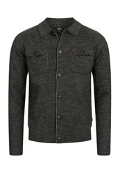 Jeff Strickjacke Bradshaw Dunkelgrau/Hellgrau/Grau