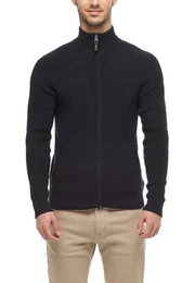 Sweatshirt Herren Zipper GREGAR 2122-35006 Navy 2028 Dunkelblau