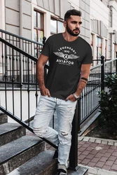 Neverless Print-Shirt Herren T-Shirt Legendary NYC Aviator Air Force Flügel Hellblau/Blau/Schwarz