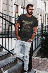 Neverless Print-Shirt Herren T-Shirt US Airforce Army Motiv Spitfire Flugzeug Vintage Motiv Dunkelgrau/Grau