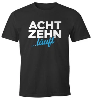 MoonWorks Print-Shirt Herren T-Shirt Geschenk zum 18. Geburtstag (achtzehn)
