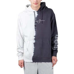 Hoodie Script Logo Bleach Effect Hoodie
