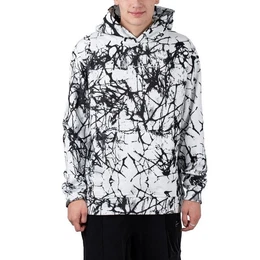 Hoodie Script Logo Crackle Dye Hoodie