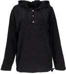Guru-Shop Sweater Ethno Sweatshirt Hippie Goa schwarz