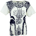 Guru-Shop Sure Herren T-Shirt Ganesh weiß
